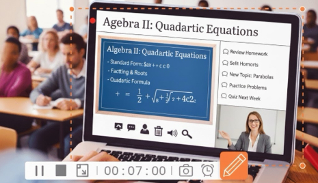 スクリーン録画に注釈を付けたりハイライトしたりする