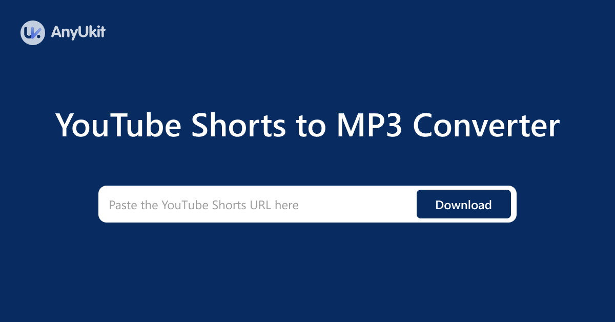 YouTube Shorts to MP3 Converter 100 Free, HighQuality